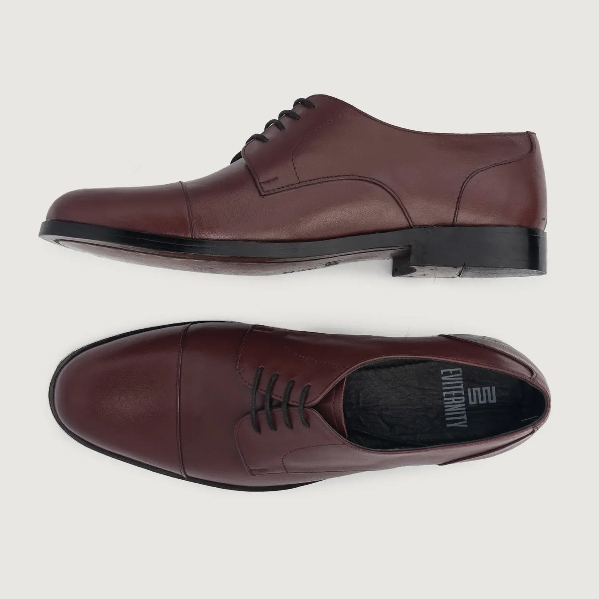 Attorney Derby Bordeaux Chaussures en cuir pour Homme For Men - Contrefort de talon renforcé & surpiqûres doubles de précision