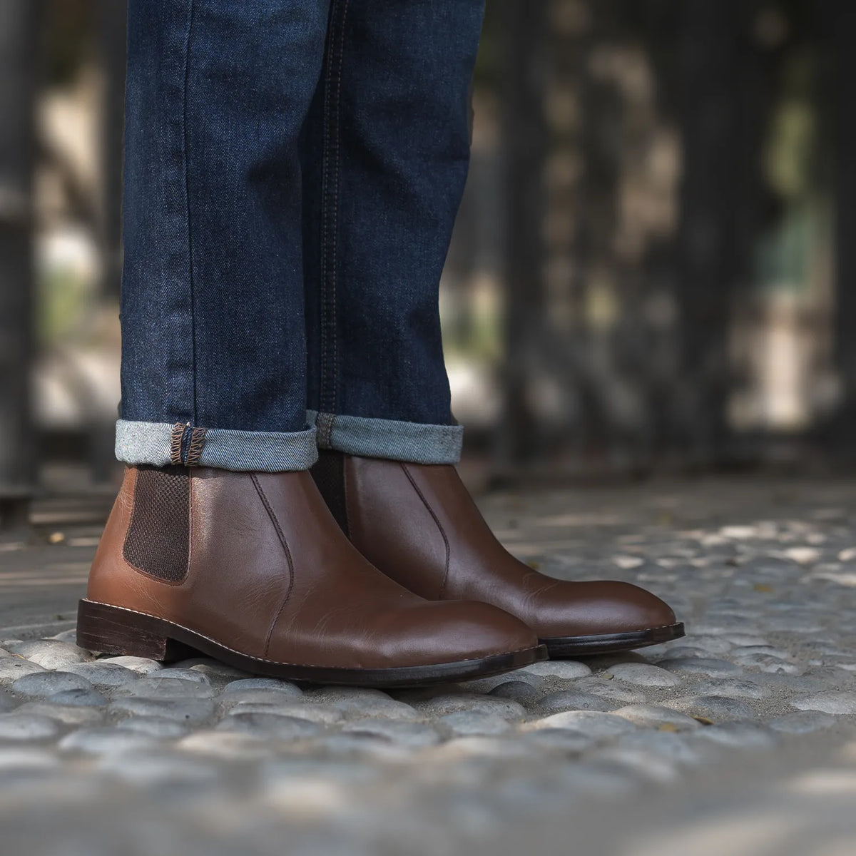 Orlaven Clarkson Chelsea Marron Bottines en cuir pour Homme footwear image 9