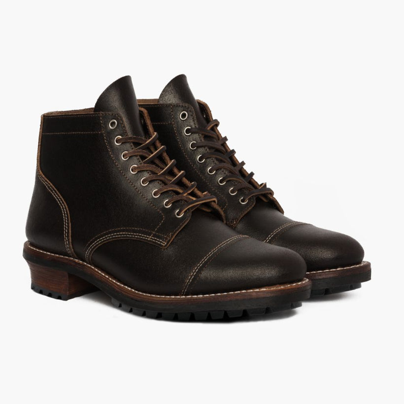 Vanguard Waxed Cacao Bottines en cuir pour Homme