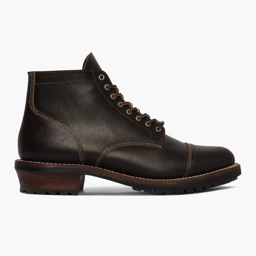 Vanguard Waxed Cacao Bottines en cuir pour Homme