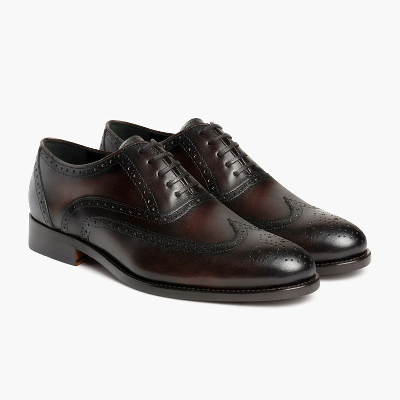 Aviator Chocolate Leather Loafers pour Homme