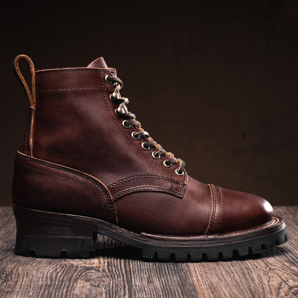 Classic Full-Grain leather Boots - Montage cousu Goodyear & détail de l'embout avant