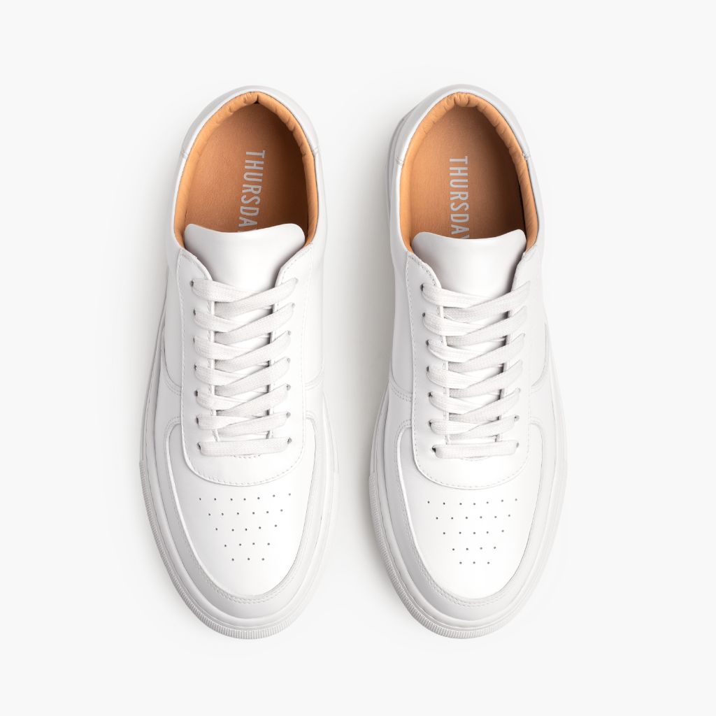 Court Toffee x Off-White Leather Sneakers - Contrefort de talon renforcé & surpiqûres doubles de précision