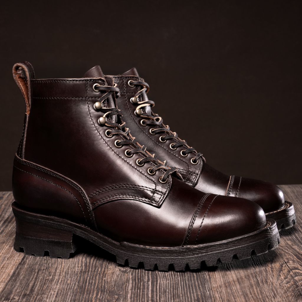 Challenger Marron CXL Bottines en cuir pour Homme in Brown Full-Grain Leather - Vue de profil | Acheter en ligne