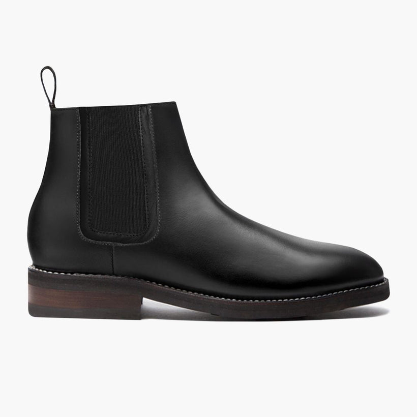 Duke Noir Bottines en cuir pour Homme
