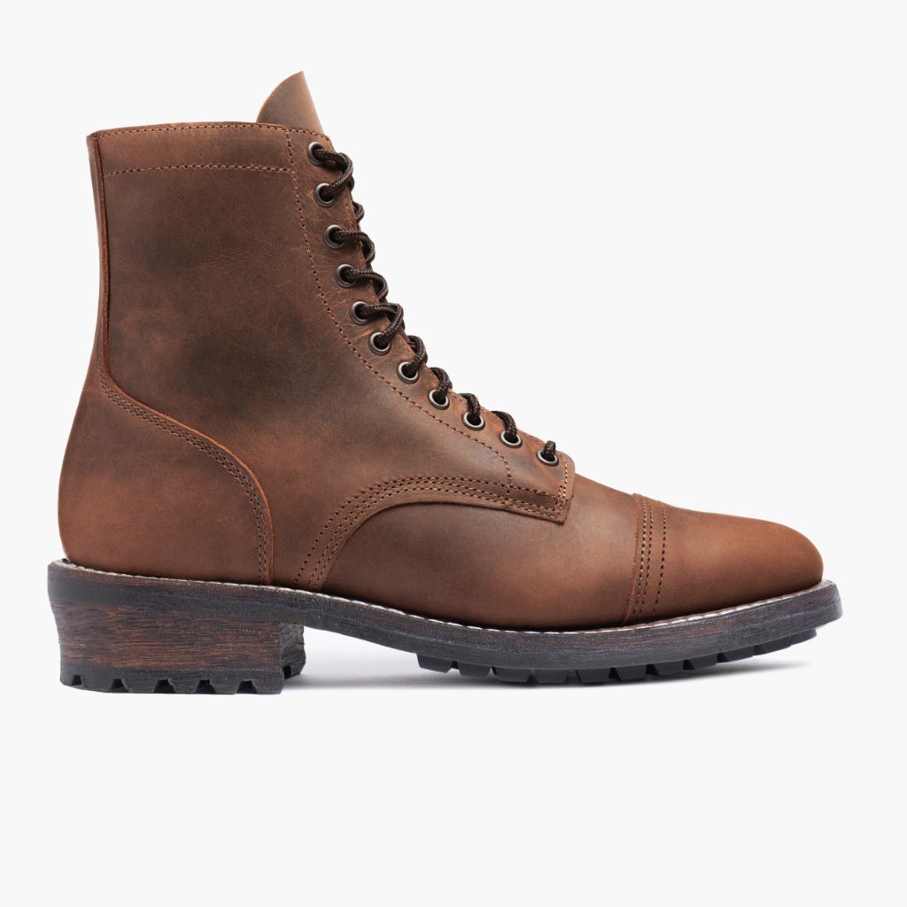 Classic Full-Grain leather Boots - Montage cousu Goodyear & détail de l'embout avant