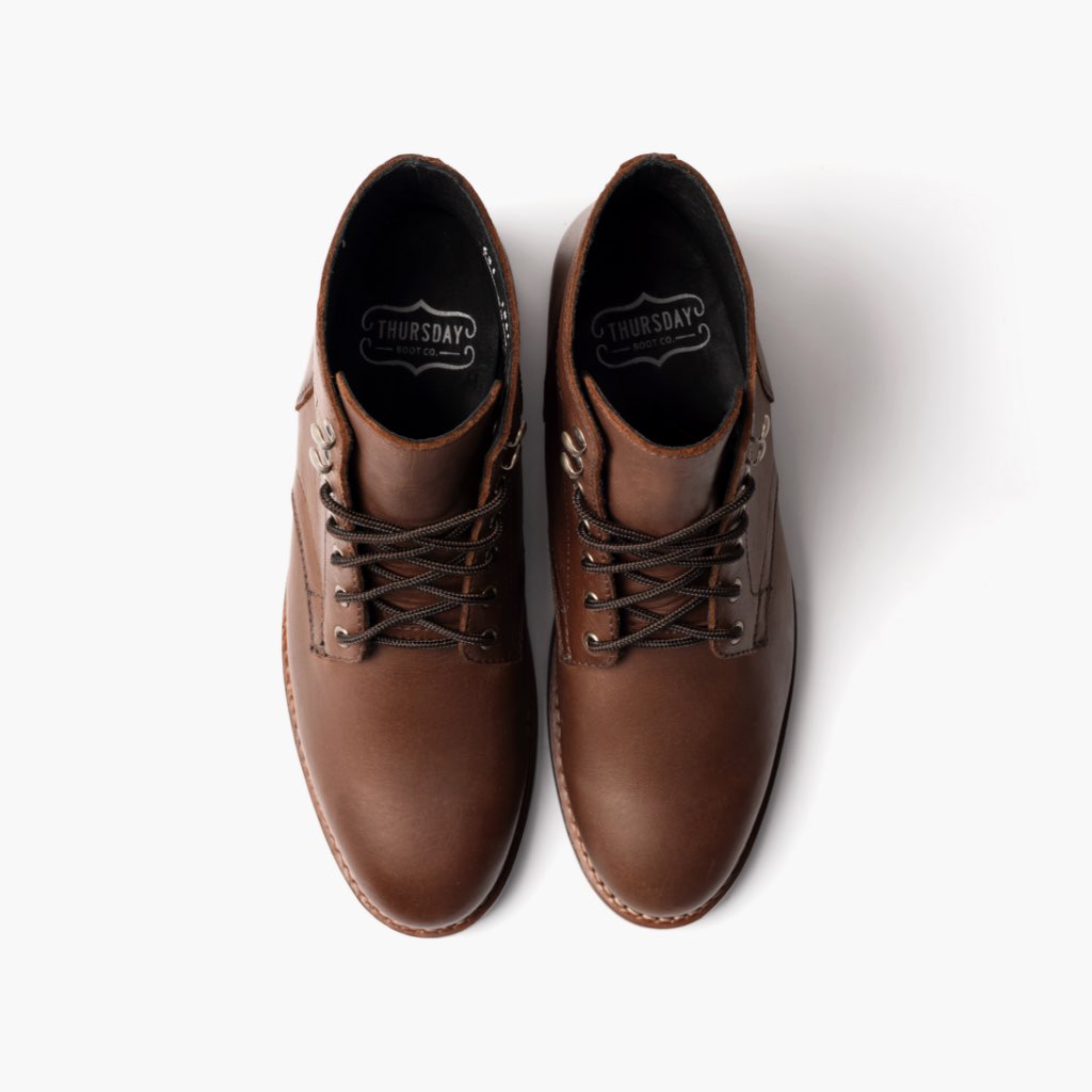 President Whisky Bottines en cuir pour Homme For Men - Contrefort de talon renforcé & surpiqûres doubles de précision
