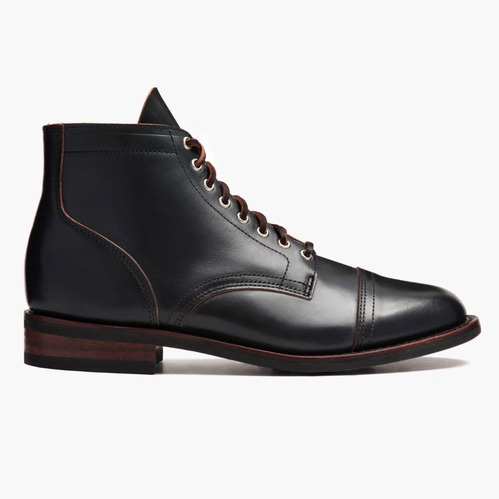 Classic Full-Grain leather Boots - Montage cousu Goodyear & détail de l'embout avant
