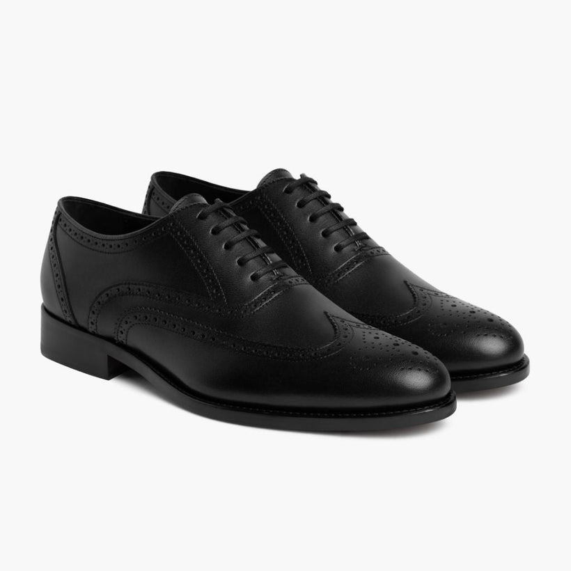 Aviator Noir Mocassins en cuir pour Homme