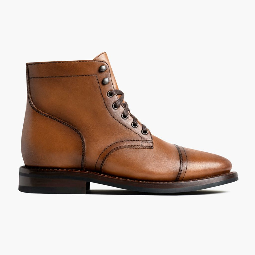 Captain Toffee Leather Boots pour Homme
