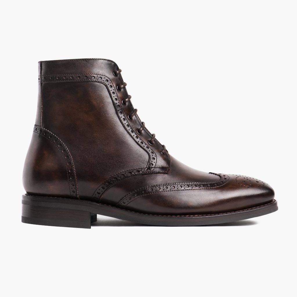 Classic Full-Grain leather Boots - Montage cousu Goodyear & détail de l'embout avant
