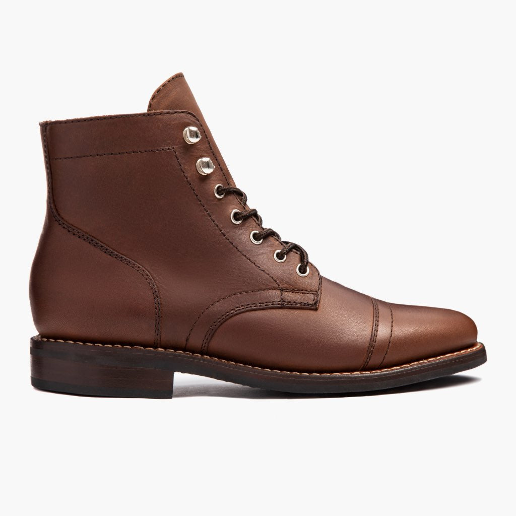 Captain Whisky Bottines en cuir pour Femme in Classic Full-Grain Leather - Vue de profil | Acheter en ligne