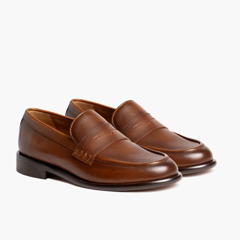 Dress Penny Pecan Bottines en cuir pour Femme