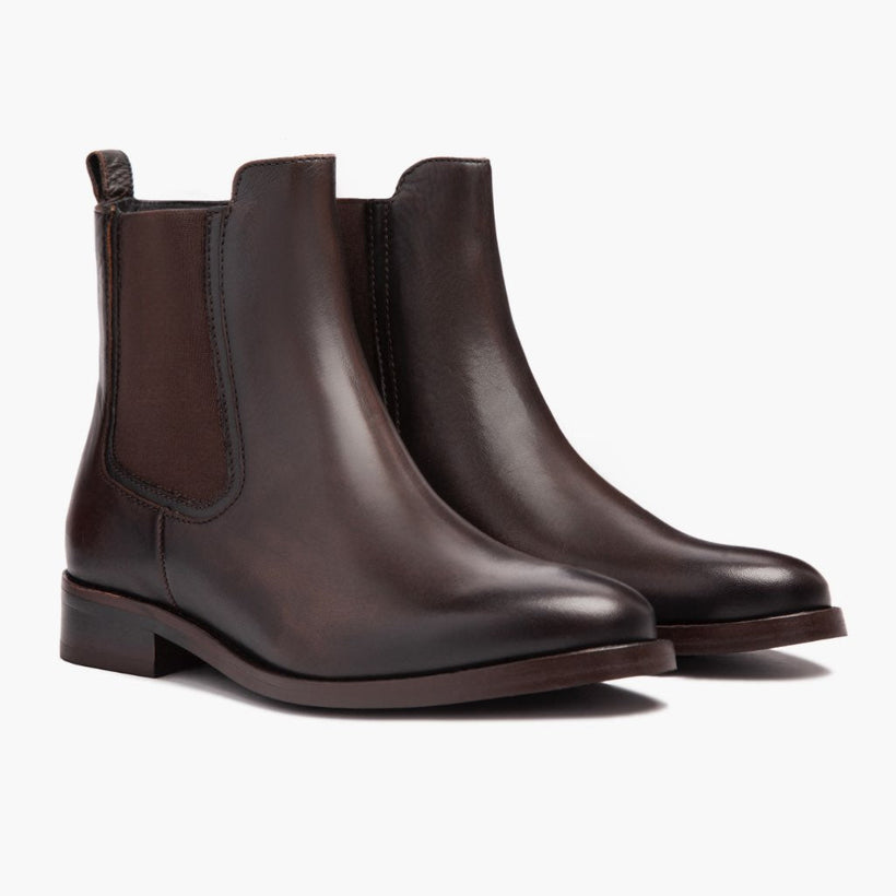 Duchess Café Noir Bottines en cuir pour Femme