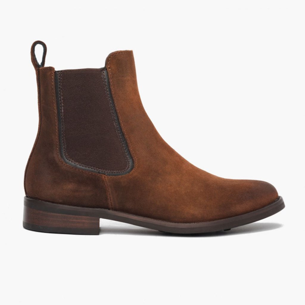 Duchess Glazed Ginger Bottines en cuir pour Femme in Classic Full-Grain Leather - Vue de profil | Acheter en ligne