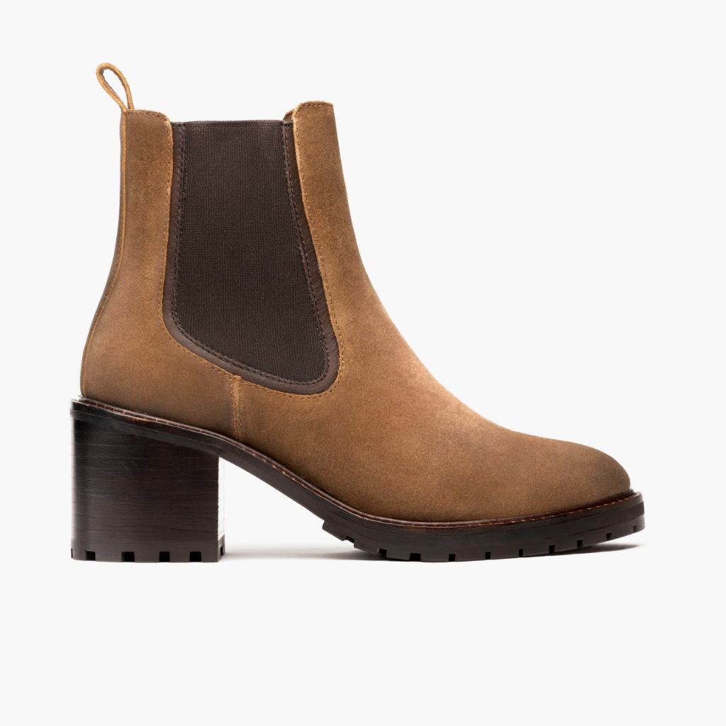 Knockout Safari Bottines en cuir pour Femme in Classic Full-Grain Leather - Vue de profil | Acheter en ligne