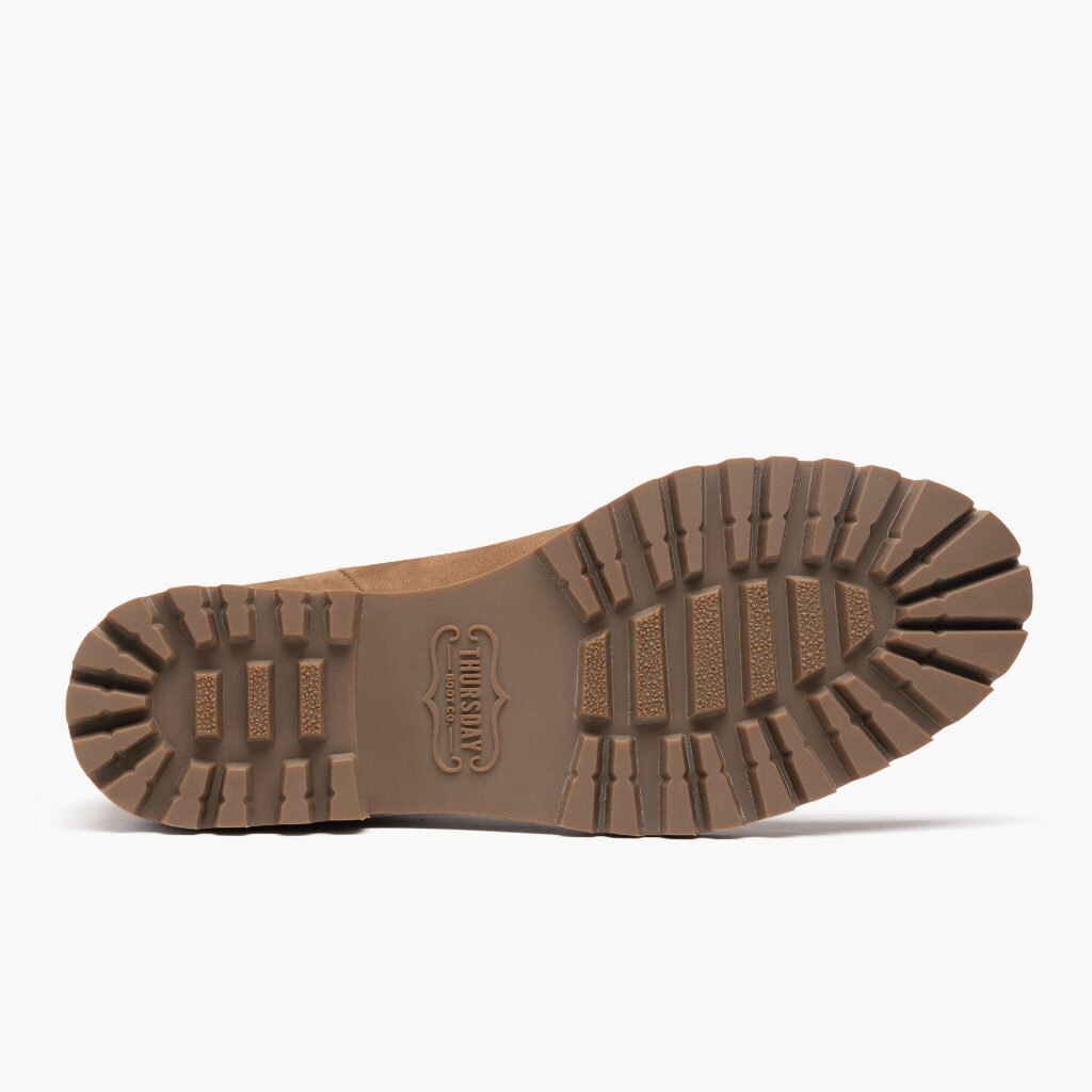 High-Traction Rubber Outsole & Lug Tread Pattern on Legend Pebble Bottines en cuir pour Femme