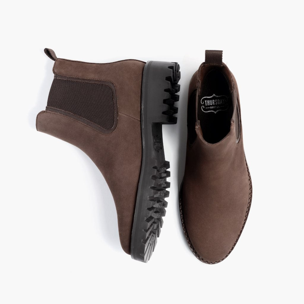 Legend Truffle Bottines en cuir pour Femme - Contrefort de talon renforcé & surpiqûres doubles de précision