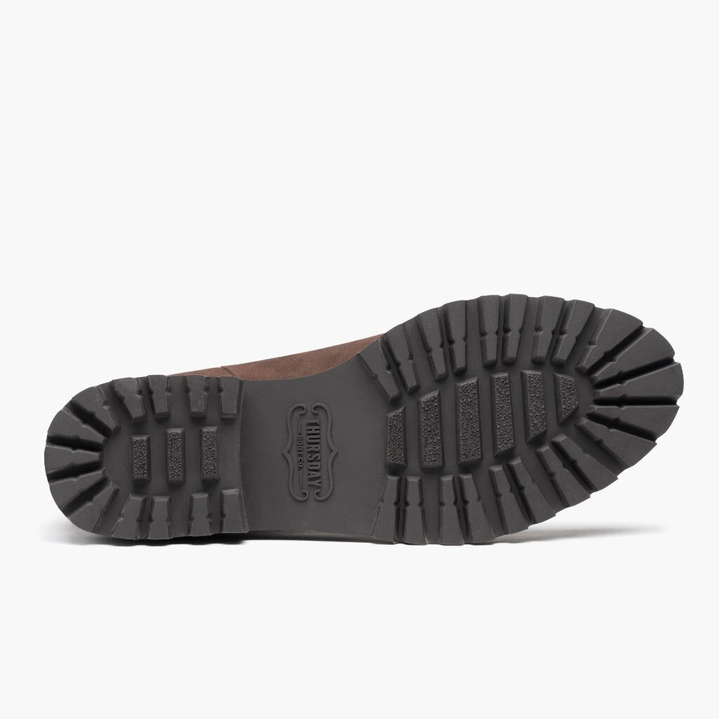 High-Traction Rubber Outsole & Lug Tread Pattern on Legend Truffle Bottines en cuir pour Femme