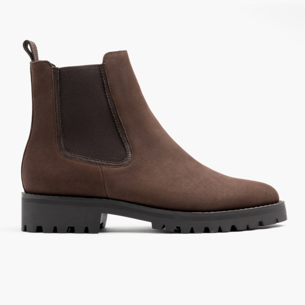 Legend Truffle Bottines en cuir pour Femme in Classic Full-Grain Leather - Vue de profil | Acheter en ligne