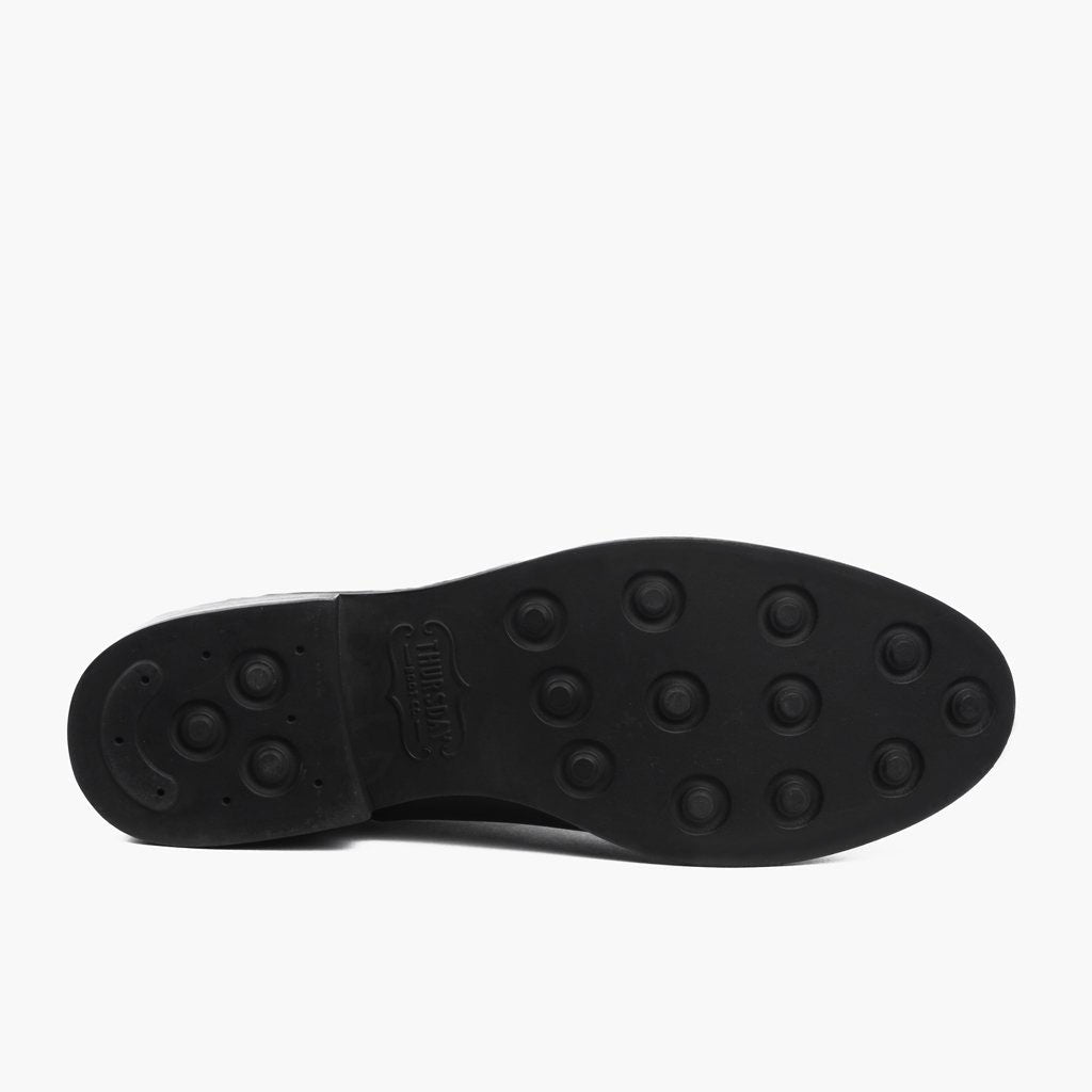 High-Traction Rubber Outsole & Lug Tread Pattern on Duchess Glazed Ginger Bottines en cuir pour Femme