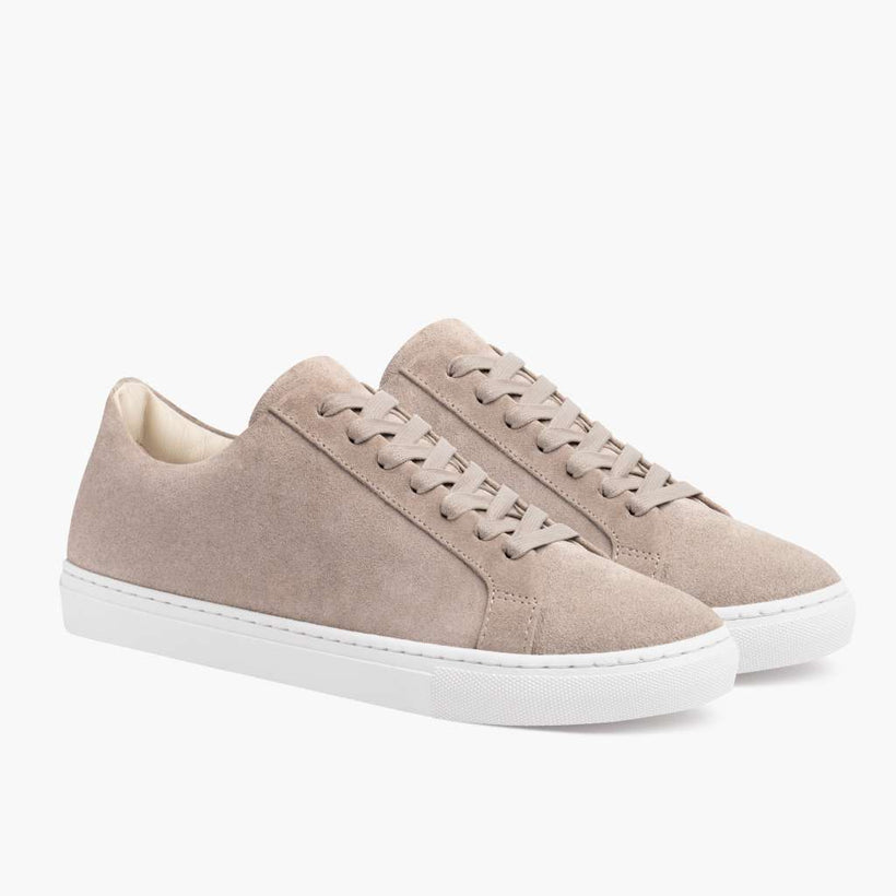 Premier Low Top Latte Leather Sneakers pour Femme