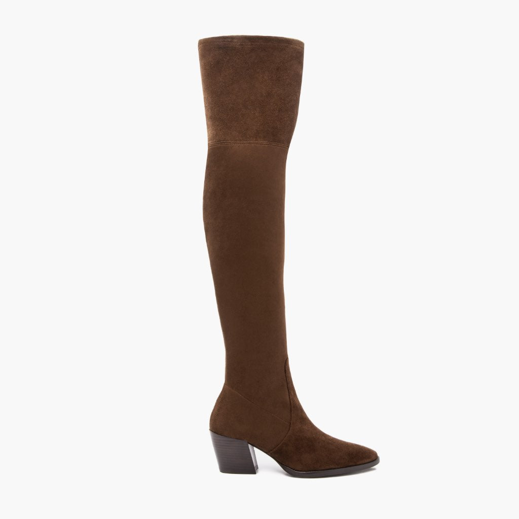 Tempest Espresso Bottines en cuir pour Femme in Classic Full-Grain Leather - Vue de profil | Acheter en ligne