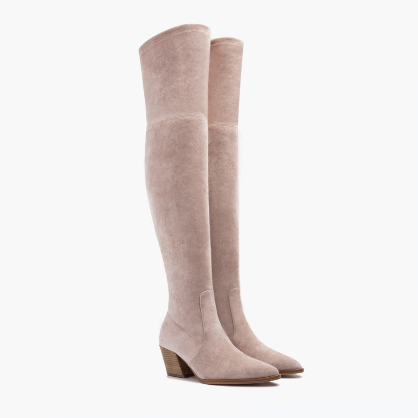 Tempest Sand Leather Boots pour Femme