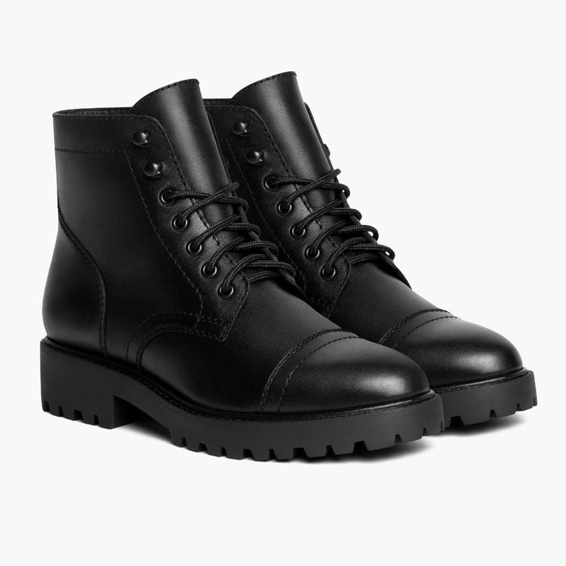 Captain Noir (StormKing® Edition) Leather Boots pour Femme