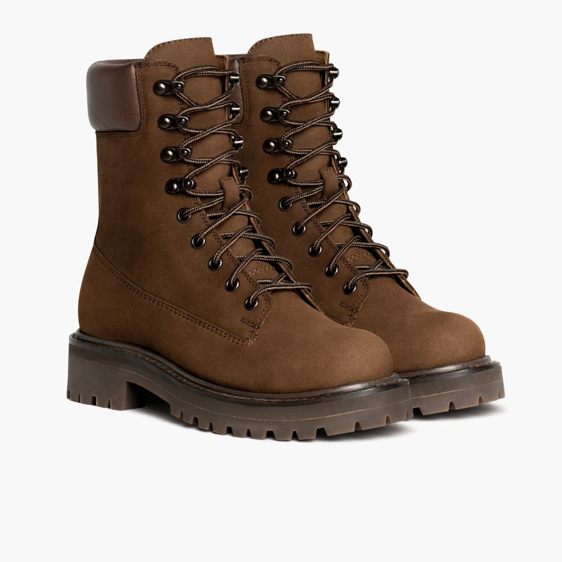 Explorer Camel Matte Bottines en cuir pour Femme