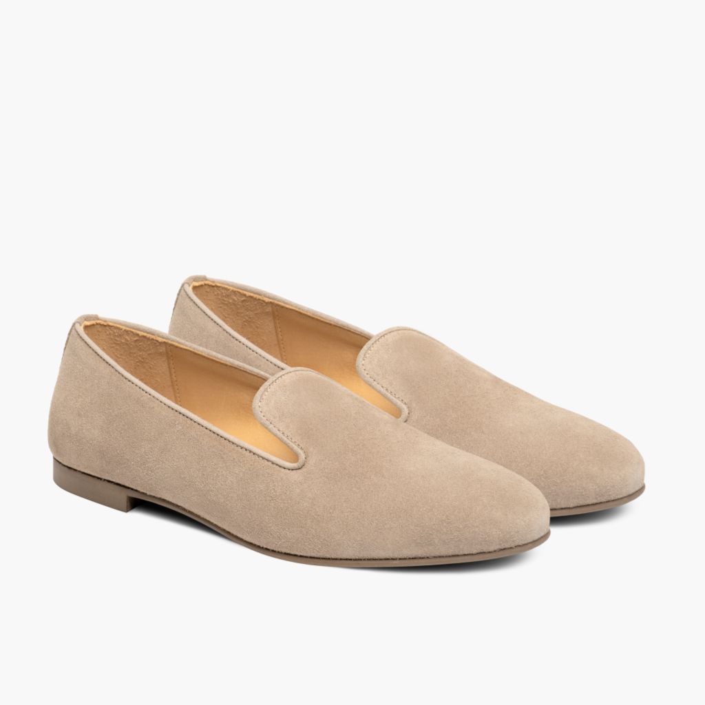 Eden Latte Bottines en cuir pour Femme in Classic Full-Grain Leather - Vue de profil | Acheter en ligne