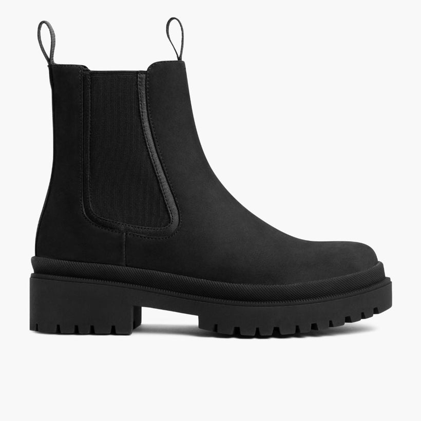 Legend Platform Noir Mat Bottines en cuir pour Femme