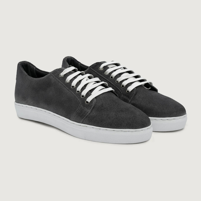 Murphy Low Top Gris Suede Baskets en cuir pour Homme