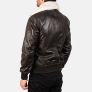 Authentic Sheepskin Leather with Semi-aniline Finish Grain Texture &amp; Heavy-Duty Seam Stitching Detail