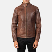 Alex Veste Motard en Cuir pour Homme – Vue produit alternative 4