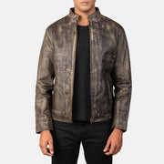 Alex Veste Motard en Cuir pour Homme – Vue produit alternative 1