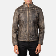 Alex Veste Motard en Cuir pour Homme – Vue produit alternative 4