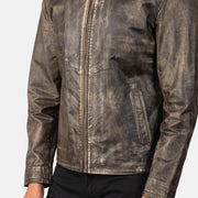 Alex Veste Motard en Cuir pour Homme – Vue produit alternative 6