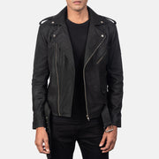 
Allaric Alley Veste Motard en Cuir pour Homme – alternate product view 1