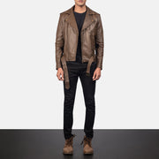 
Allaric Alley Veste Motard en Cuir pour Homme – alternate product view 4