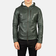 Baston Blouson Bomber en Cuir pour Homme – Vue produit alternative 4