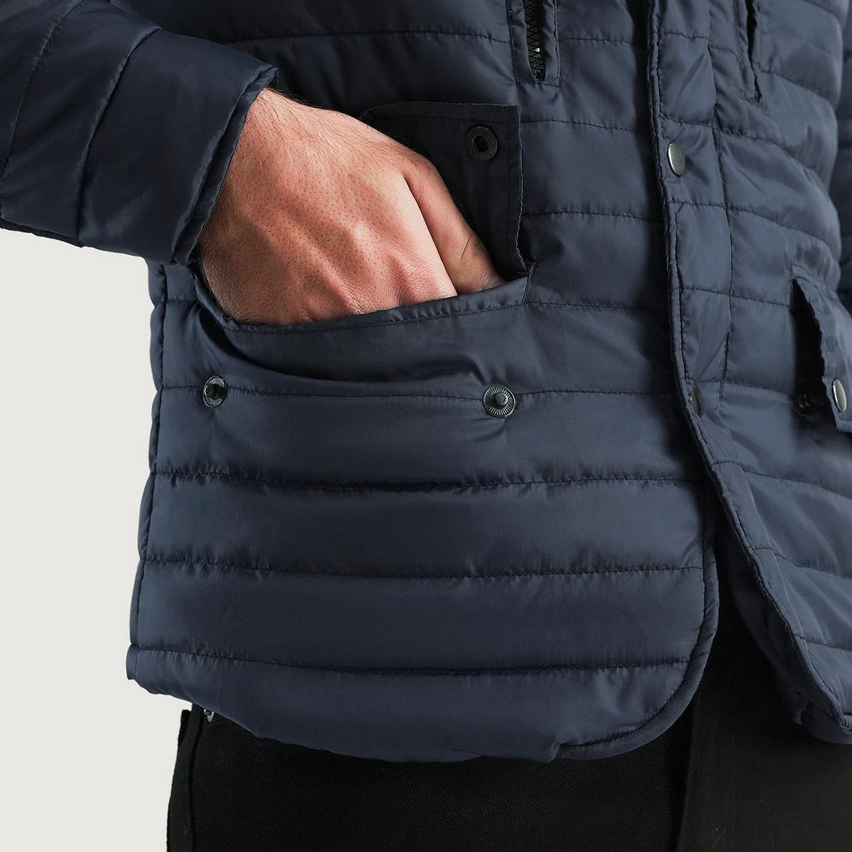 Vue intérieure Showing Filling lightly padded &amp; Deux poches intérieures
