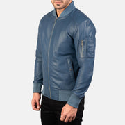 
Bomia MA-1 Blouson Bombardier en Cuir pour Homme – alternate product view 2
