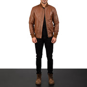 
Bomia MA-1 Blouson Bombardier en Cuir pour Homme – alternate product view 3