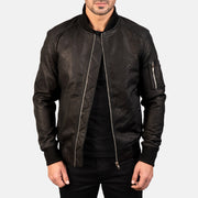 
Bomia MA-1 Blouson Bombardier en Cuir pour Homme – alternate product view 1