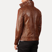Columbus Blouson Bomber en Cuir pour Homme – Vue produit alternative 5