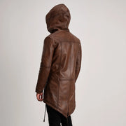 Delvin Veste en Cuir pour Homme – Vue produit alternative 5