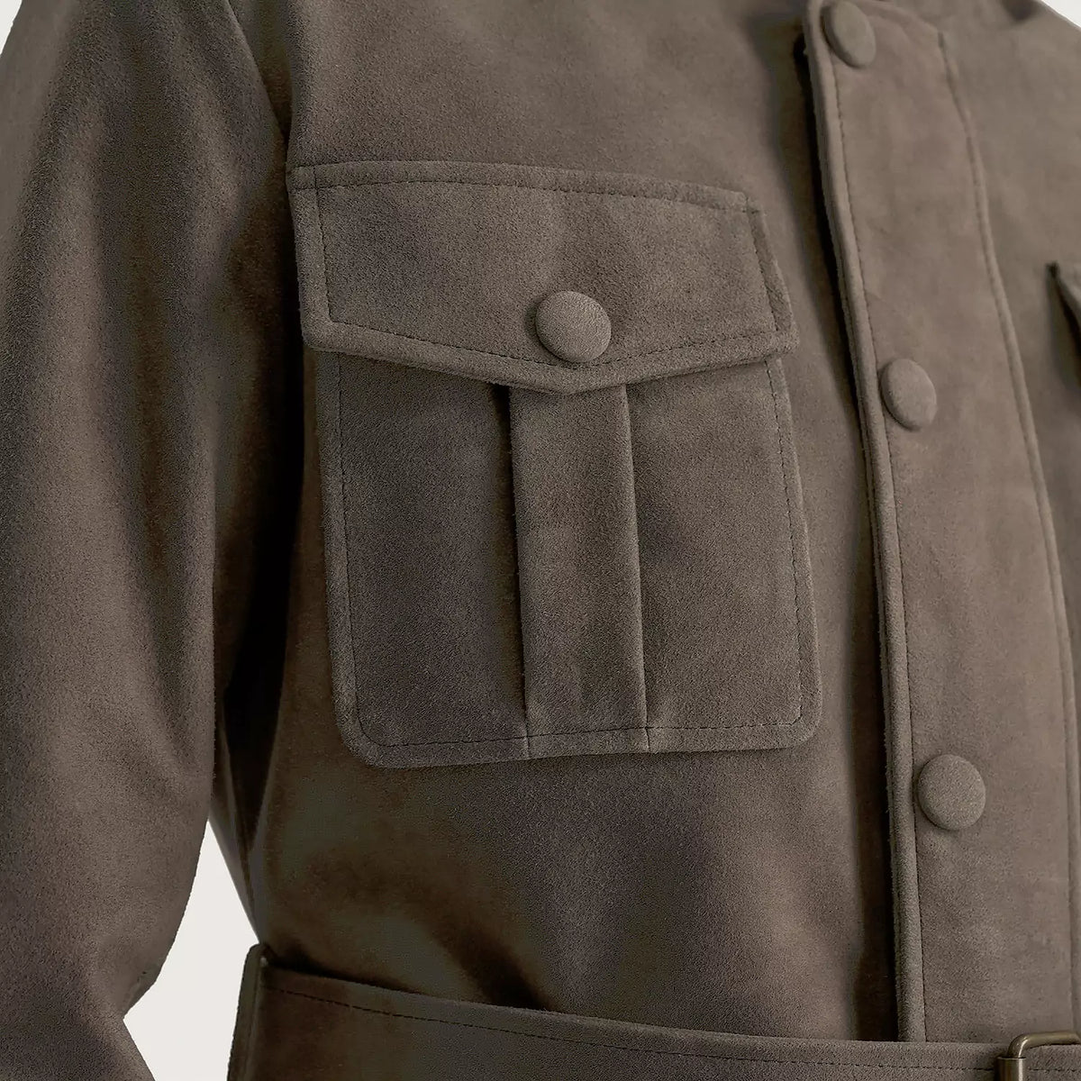 Vue intérieure Showing Quilted Polyester Lining &amp; Deux poches intérieures