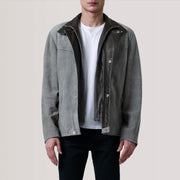 Henrik Veste en Cuir pour Homme – Vue produit alternative 1