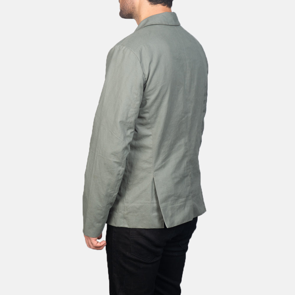 
Authentic Poly-Cotton Grain Texture & Heavy-Duty Seam Stitching Detail